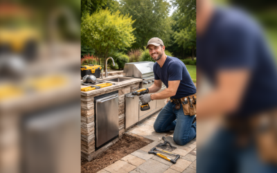 Upgrade Entertaining Spaces Using an Outdoor Kitchen And Grill in Madison, CT